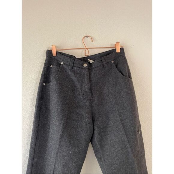 Woolrich wool grey trouser pants size 10 - Picture 6 of 9